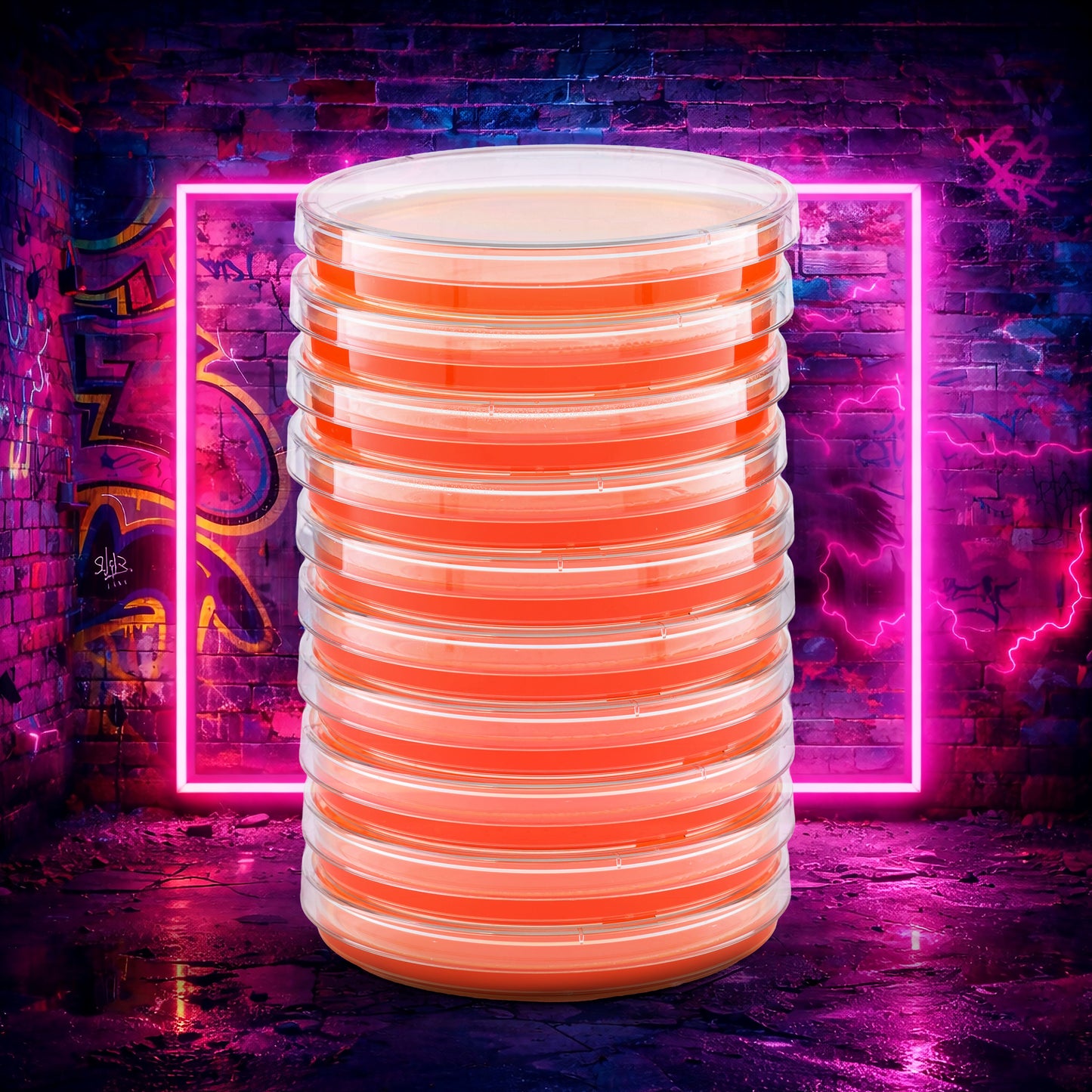 Light Malt Extract Agar Plates