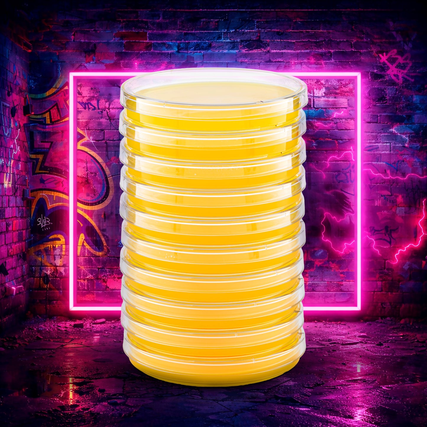 Light Malt Extract Agar Plates